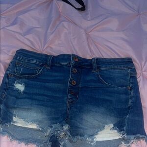 American Eagle Outfitters Distressed Denim Shorts